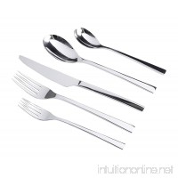 Gibson Elite 20 Piece Sparland Forged Flatware (Set of 4)  Stainless Steel - B01CUDHW0U